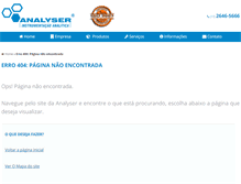 Tablet Screenshot of analyser.com.br
